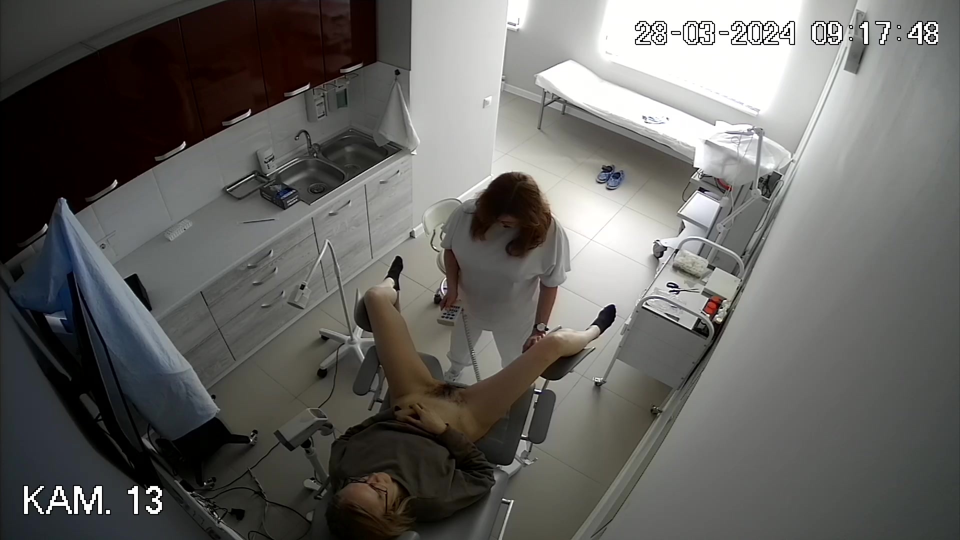 Medical voyeur gyno exam video