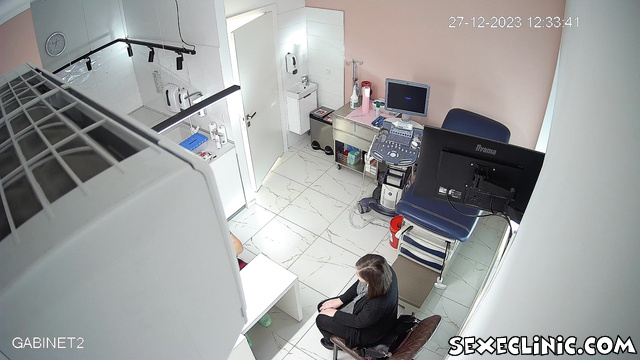 Woman digital gyno rectal exam and ultrasound