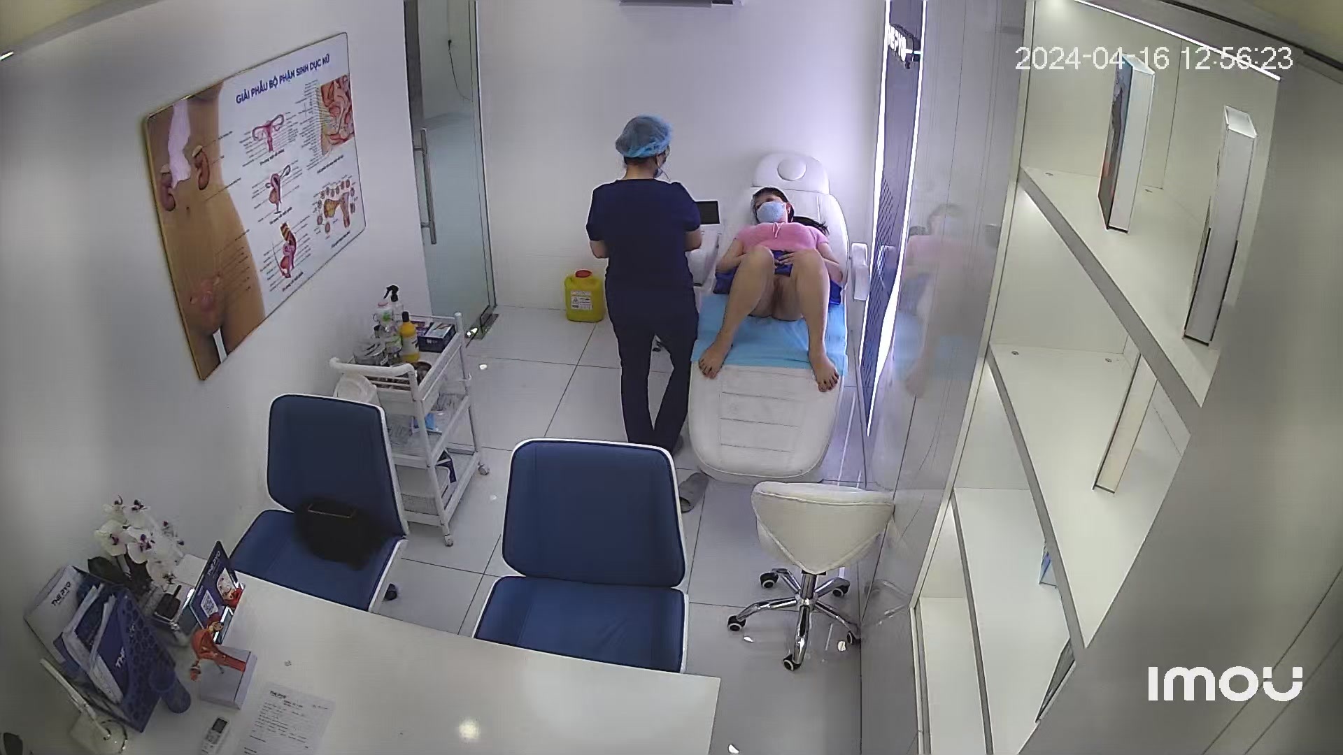 Polish female gyno rectal exam videos