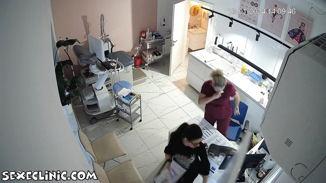 Real gyno exam and ultrasound for Russian medical students
