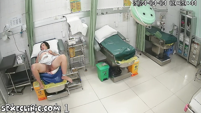 Maternity hospital asian doctor exam porn