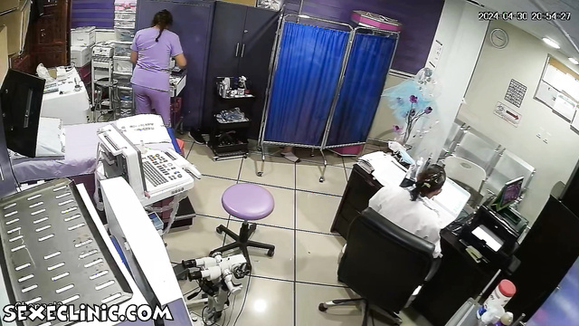 Real gyno and ultrasound caught hidden cam